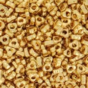 Spacer Triángulo Miyuki 2.8x1.3 mm SPTR28-0191 - 24kt Gold Plated x5g