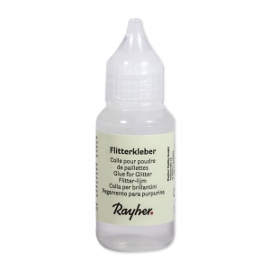 Pegamento para polvo de purpurina ultra fina x25g