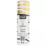 Barniz protector en spray Odif n.º 50, acabado con purpurina dorada, 125 ml