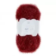 Creative Bubble - Hilo para ganchillo para estropajos Rojo Oscuro x50g