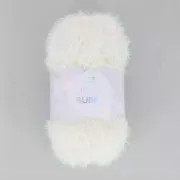 Creative Bubble - Hilo para ganchillo para estropajos Blancoo Irisado x50g