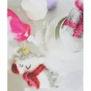 Creative Bubble - Hilo para ganchillo para estropajos Blancoo Irisado x50g