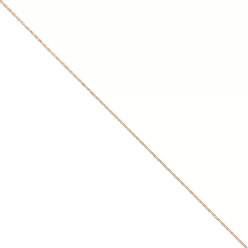 Cadena fina Paloma 0.6mm para Miyuki Delica 11/0 de Rosa Gold filled x1m