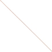Cadena eslabón Forçat 1 mm de Rosa Gold filled x 1 m