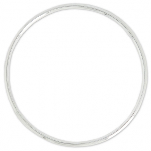 Anilla de montaje y tejido redondo 40 mm de Plata 925 x1