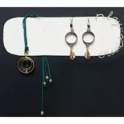 Anillo con agujeros de latón para hacer tus propias piezas de joyería y bisutería 26 mm dorado x1