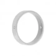 Anillo con agujeros de latón para hacer tus propias piezas de joyería y bisutería 20 mm rodiado x1