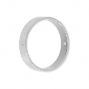 Anillo con agujeros de latón para hacer tus propias piezas de joyería y bisutería 20 mm rodiado x1