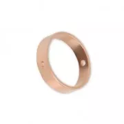Anillo con agujeros de latón para hacer tus propias piezas de joyería y bisutería 16 mm dorado rosa HQ x1