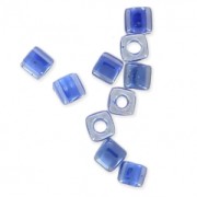 Cubos Miyuki 1.8 mm SB18-0239 - Crystal Lined Royal Blue x10g|raw }}