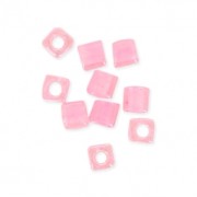 Cubos Miyuki 1.8 mm SB18-0207 - Crystal Lined Pink x10g|raw }}