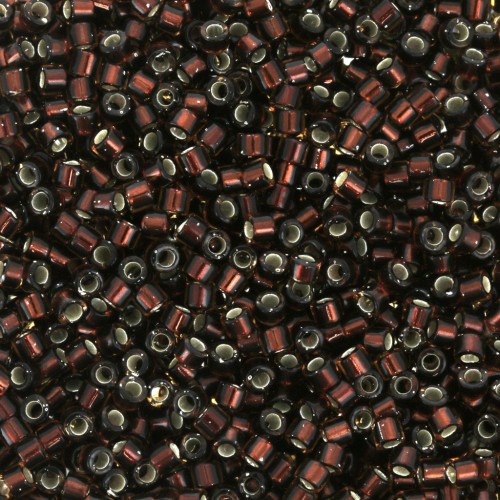 Miyuki Delica 11/0 DB1684 - Silver Lined Glazed Dark Rootbeer x8g