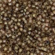 Miyuki Delica 11/0 DB0288 - White Lined Saffron AB x8g