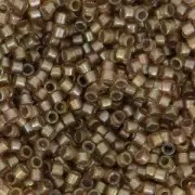 Miyuki Delica 11/0 DB0288 - White Lined Saffron AB x8g