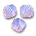 Toupies en cristal PureCrystal 6 mm Violet Opal x20