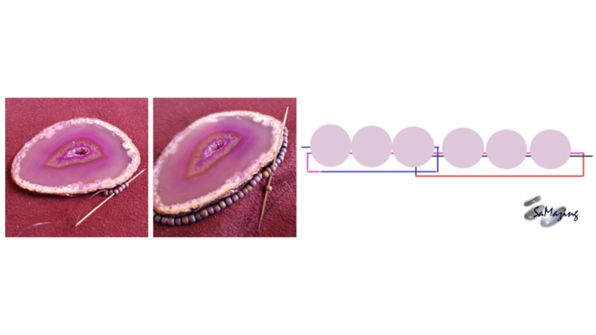 Cómo rizar una rebanada de ágata? : Paso 1