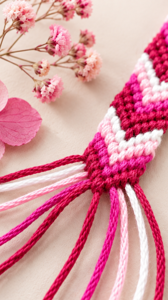 Esquema Aprende a hacer un nudo brasileño de pulsera Esquema Aprende a hacer un nudo brasileño de pulsera