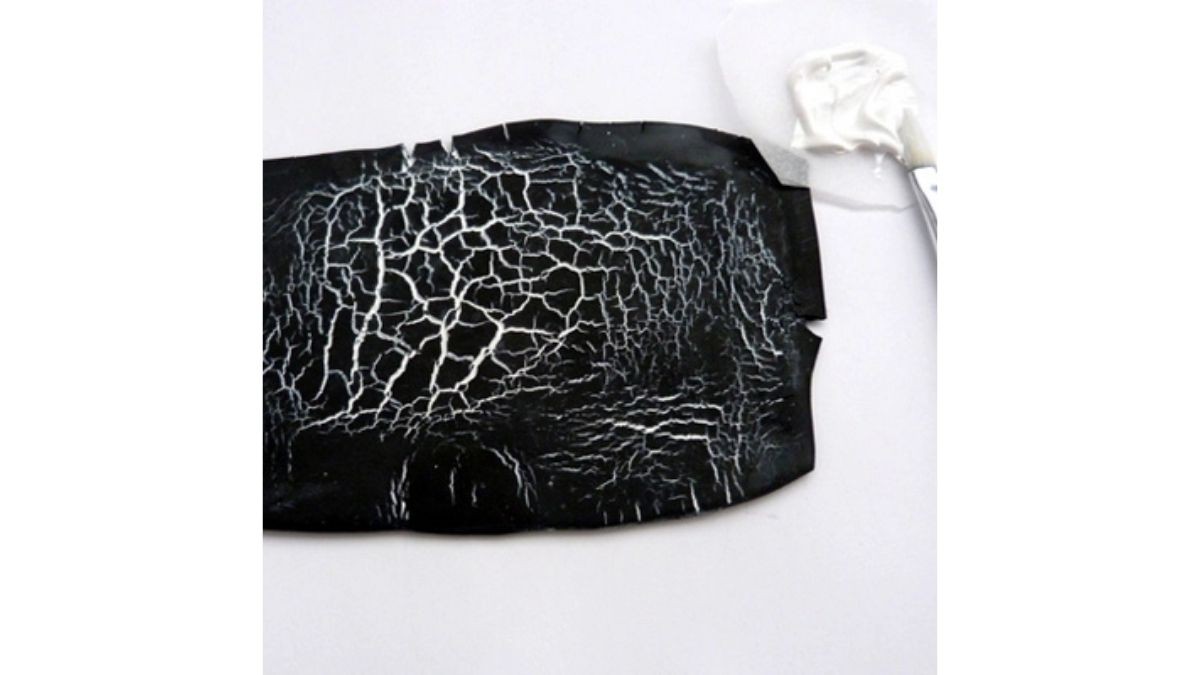 Aprenda a crear un efecto de mármol negro en polímero : Paso 3