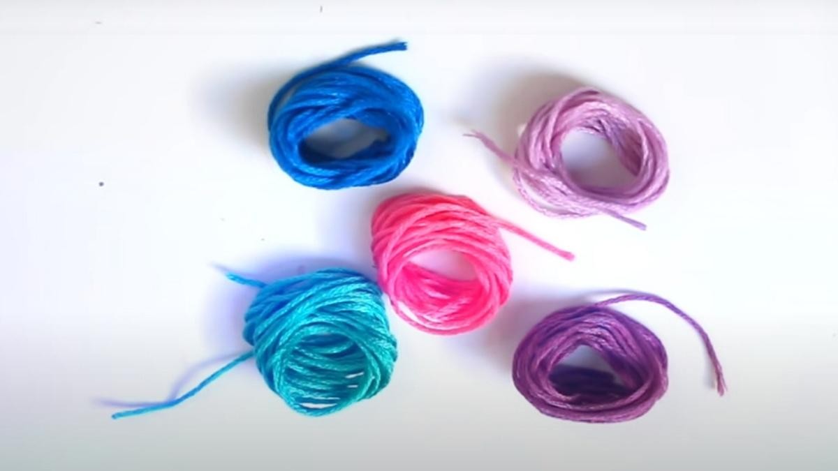 Pulsera brasileña chevron con cuentas : Paso 1