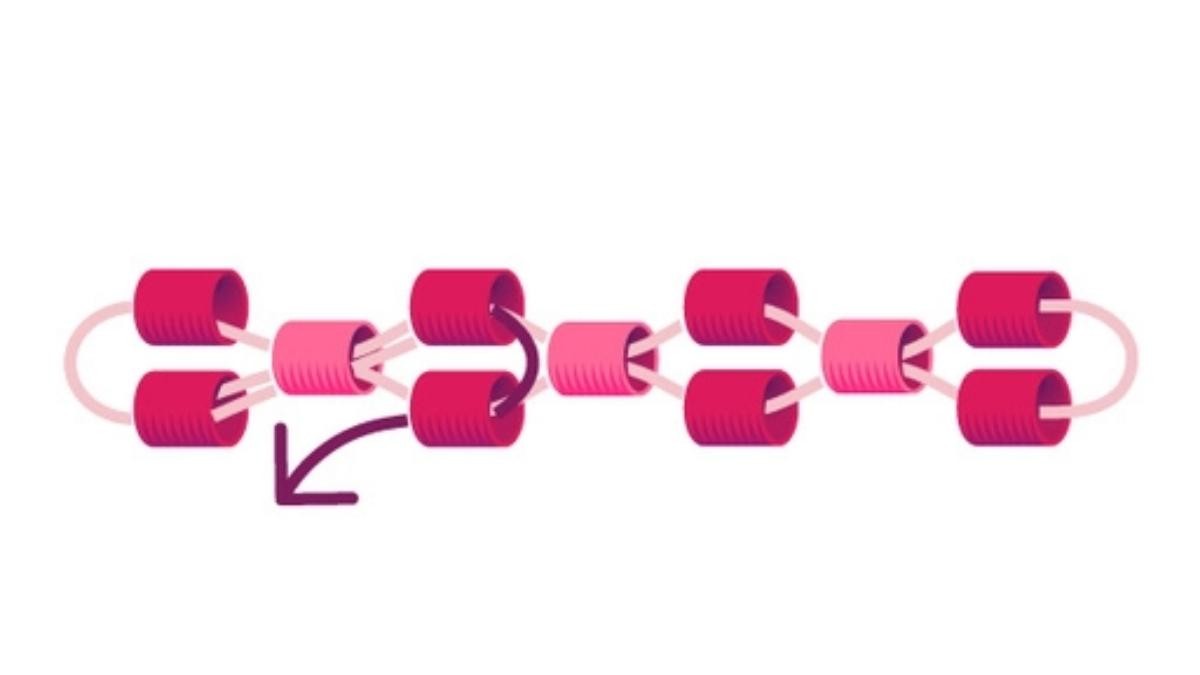 ¿Cómo se hace un tejido Peyote impar? : Paso 5