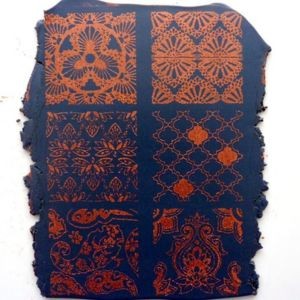 Cómo utilizar una pantalla de seda, en la pasta de polímero y el polvo de metal : Paso 3