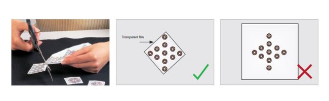 Cómo aplicar la revisión de los rhinestones de cristal motivos, telas y rocas cristalinas en la tela? : Paso 2