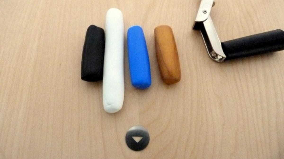 ¿Cómo hacer un bastón geométrica con arcilla polimérica? : Paso 1 ¿Cómo hacer un bastón geométrica con arcilla polimérica? : Paso 1