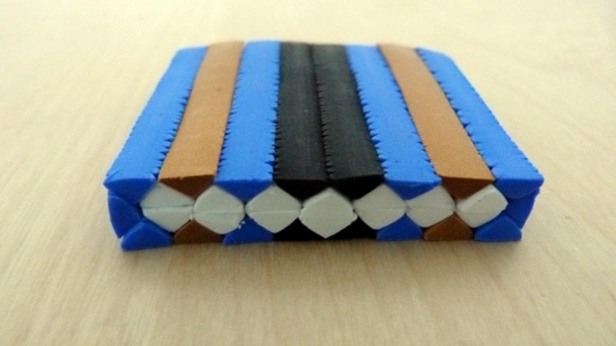 ¿Cómo hacer un bastón geométrica con arcilla polimérica? : Paso 3 ¿Cómo hacer un bastón geométrica con arcilla polimérica? : Paso 3