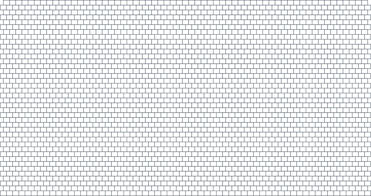 Esquema Cuadrícula en blanco para imprimir para los granos de tejer puntada peyote y ladrillo