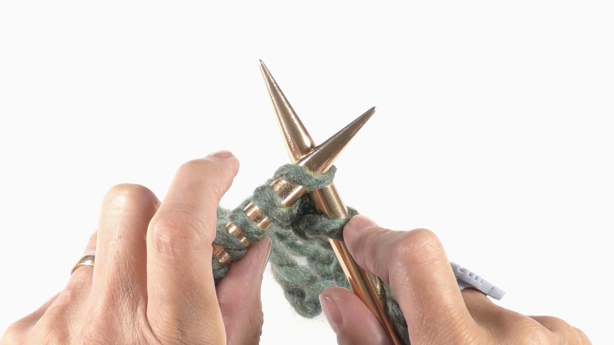 ¿Cómo se teje un punto del revés? : Paso 14 ¿Cómo se teje un punto del revés? : Paso 14