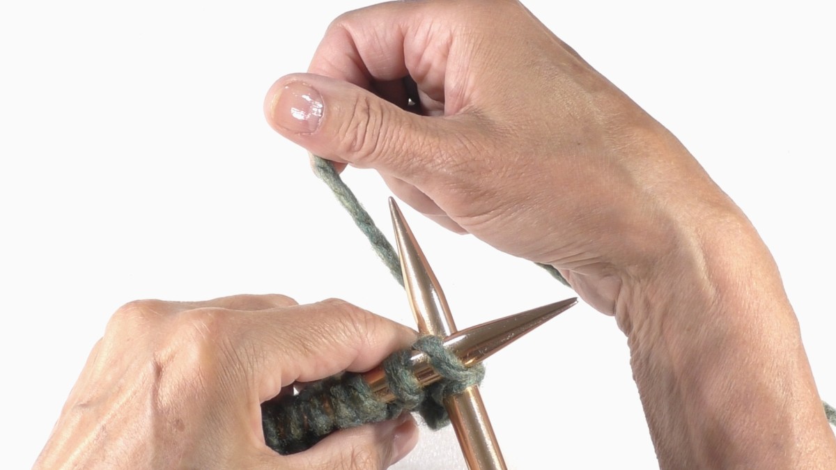 ¿Cómo se teje un punto del revés? : Paso 16 ¿Cómo se teje un punto del revés? : Paso 16