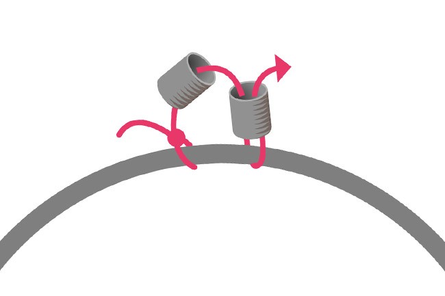¿Cómo tejer cuentas alrededor de un anillo? : Paso 1