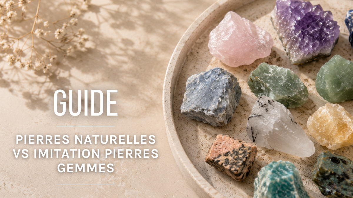 Pierres naturelles vs Imitation pierres gemmes : les différences Pierres naturelles vs Imitation pierres gemmes : les différences