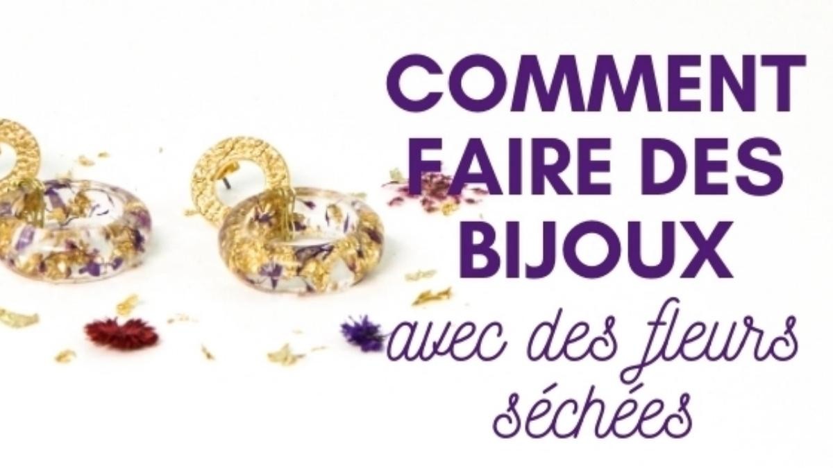 ¿Cómo hacer joyas con flores secas?