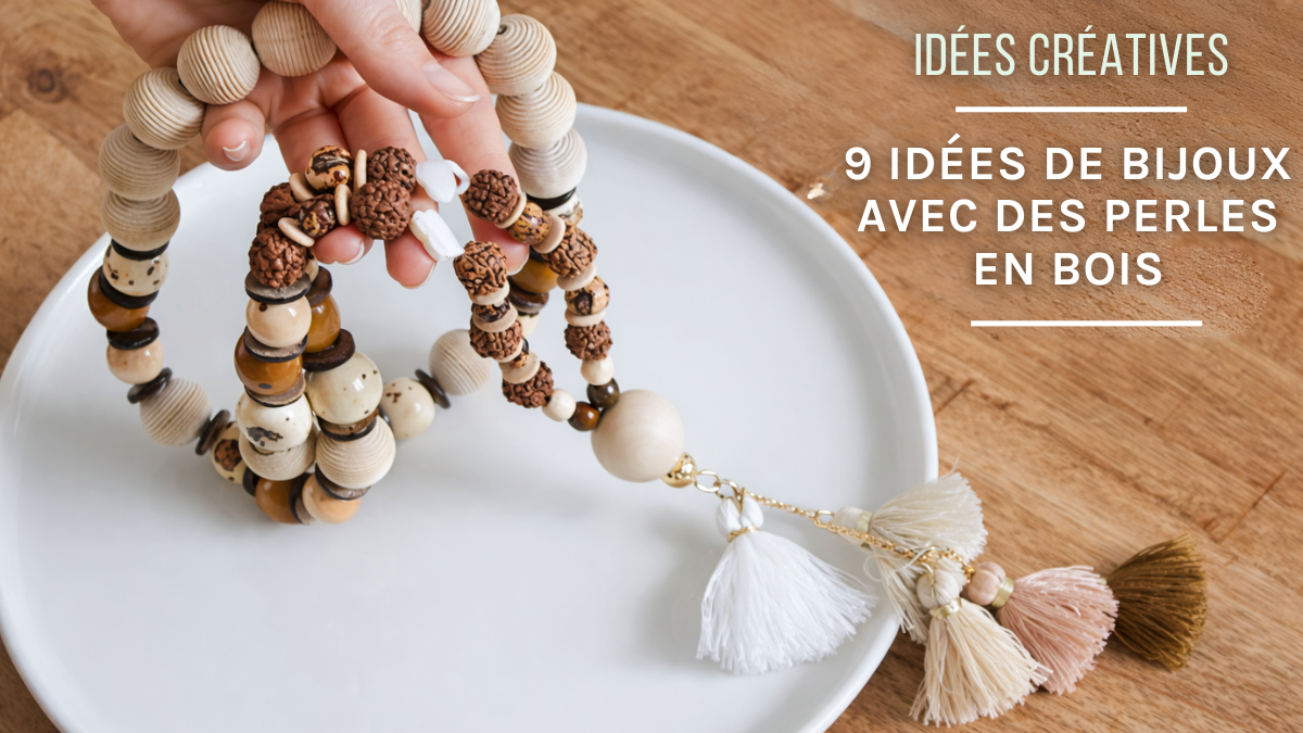 9 ideas de joyas DIY con cuentas de madera 9 ideas de joyas DIY con cuentas de madera