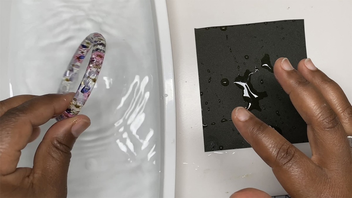 ¿Cómo se lija la resina? : Paso 5