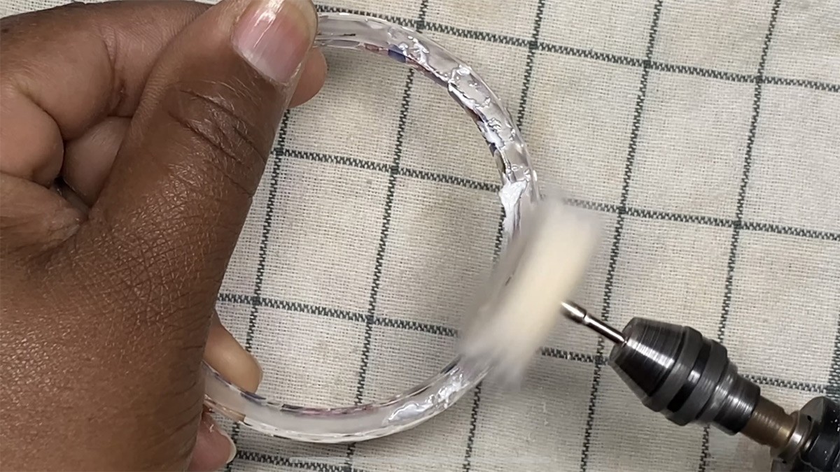 ¿Cómo se lija la resina? : Paso 8