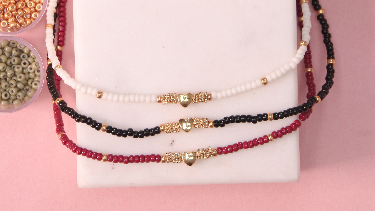 Lección 3: Hacer collares de cuentas : Paso 2