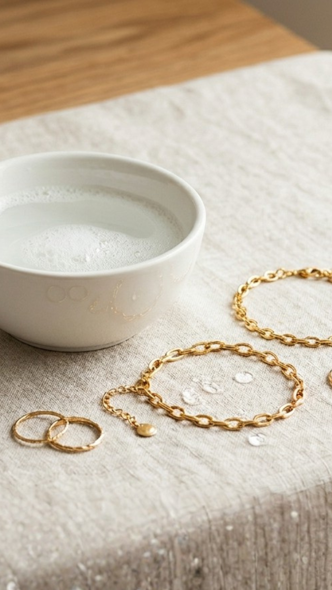 Esquema Limpieza del relleno de oro