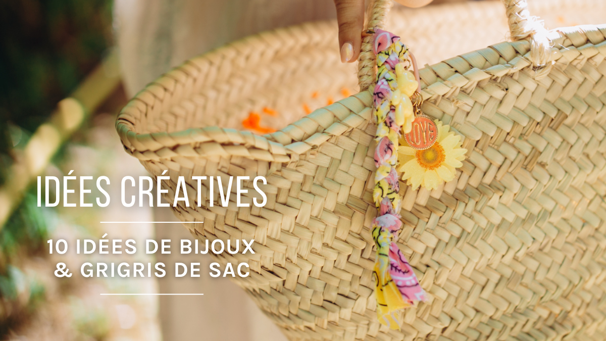 Esquema 10 originales ideas de bisutería DIY para bolsos