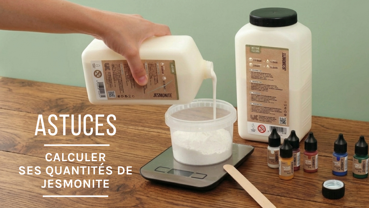 Esquema Calculadora de jesmonite: ¿cómo obtengo las cantidades correctas?