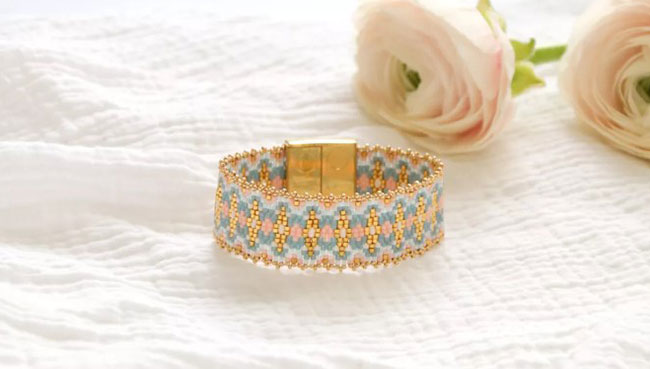 bracelet peyote double