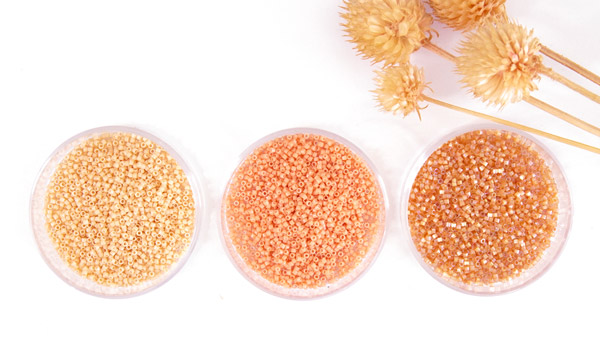 miyuki delica couleur peche