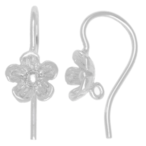 crochets d'oreilles placage argent