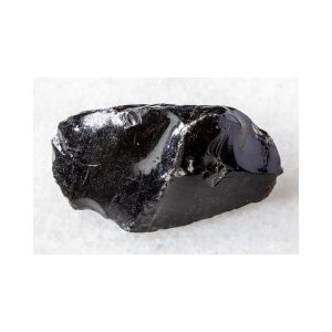 Pierre naturelle obsidienne pour cr&eacute;ation de bijoux DIY - Perles & Co