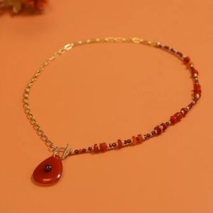 bracelet pierre grenat signe scorpion