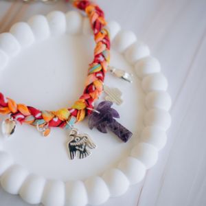 collier pendentif améthyste