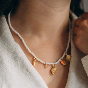 Collier perles pour &eacute;t&eacute;