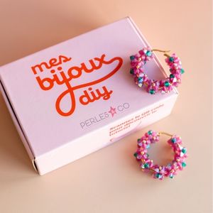 kit bijoux DIY créoles toupies
