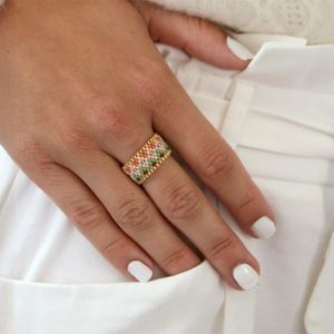bague DIY miyuki peyote pair